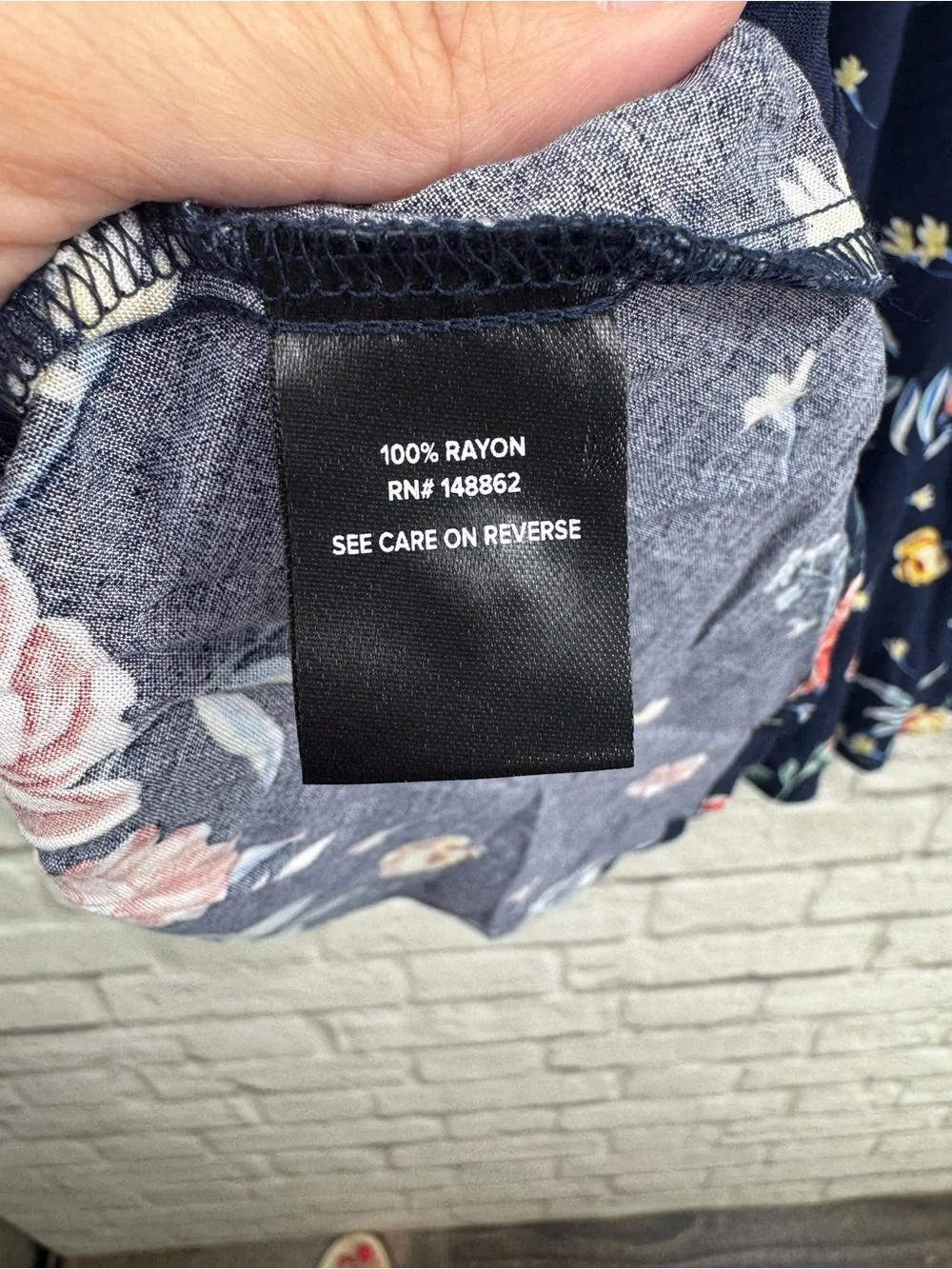 Torrid Floral Babydoll Tunic Tank Top Navy Blue Sleeveless Rayon Blouse 3X NWT